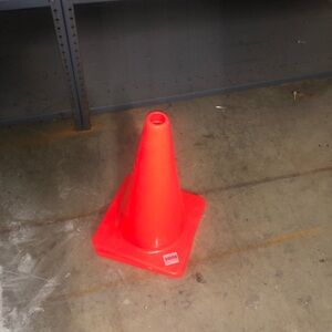 2 ZORO SELECT 6FGZ7 Bright Orange Traffic Cones